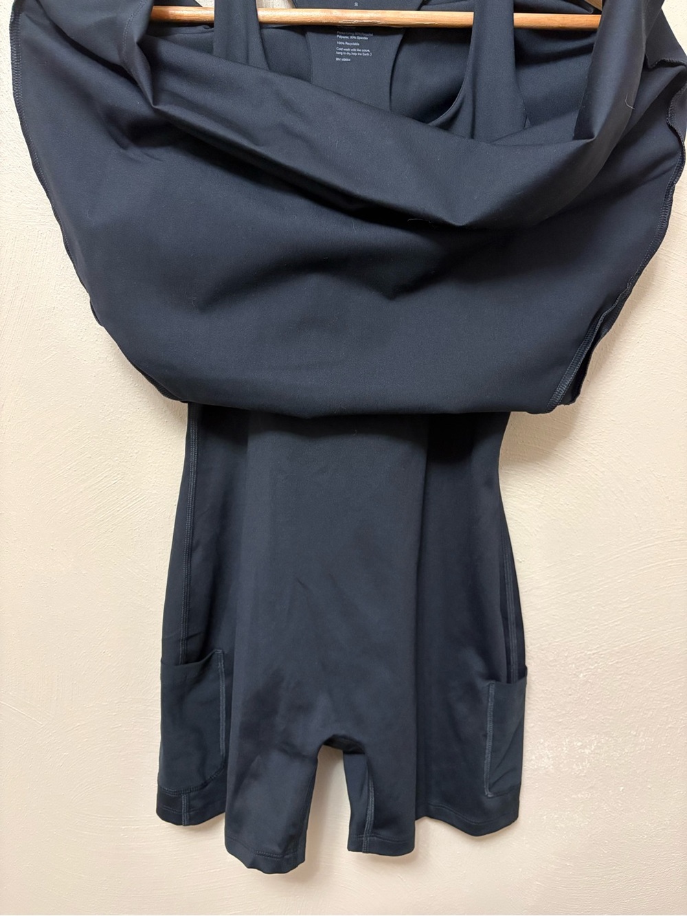 Girlfriend Collective Paloma Racerback Dress Black Size Small - Picture 6 of 8